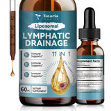 Totaria Lymph Drops 290g displayed with herbs