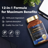 Totaria Magnesium Complex 700mg capsules with a glass of water