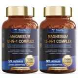 Totaria Magnesium Complex 700mg front view of capsule bottle