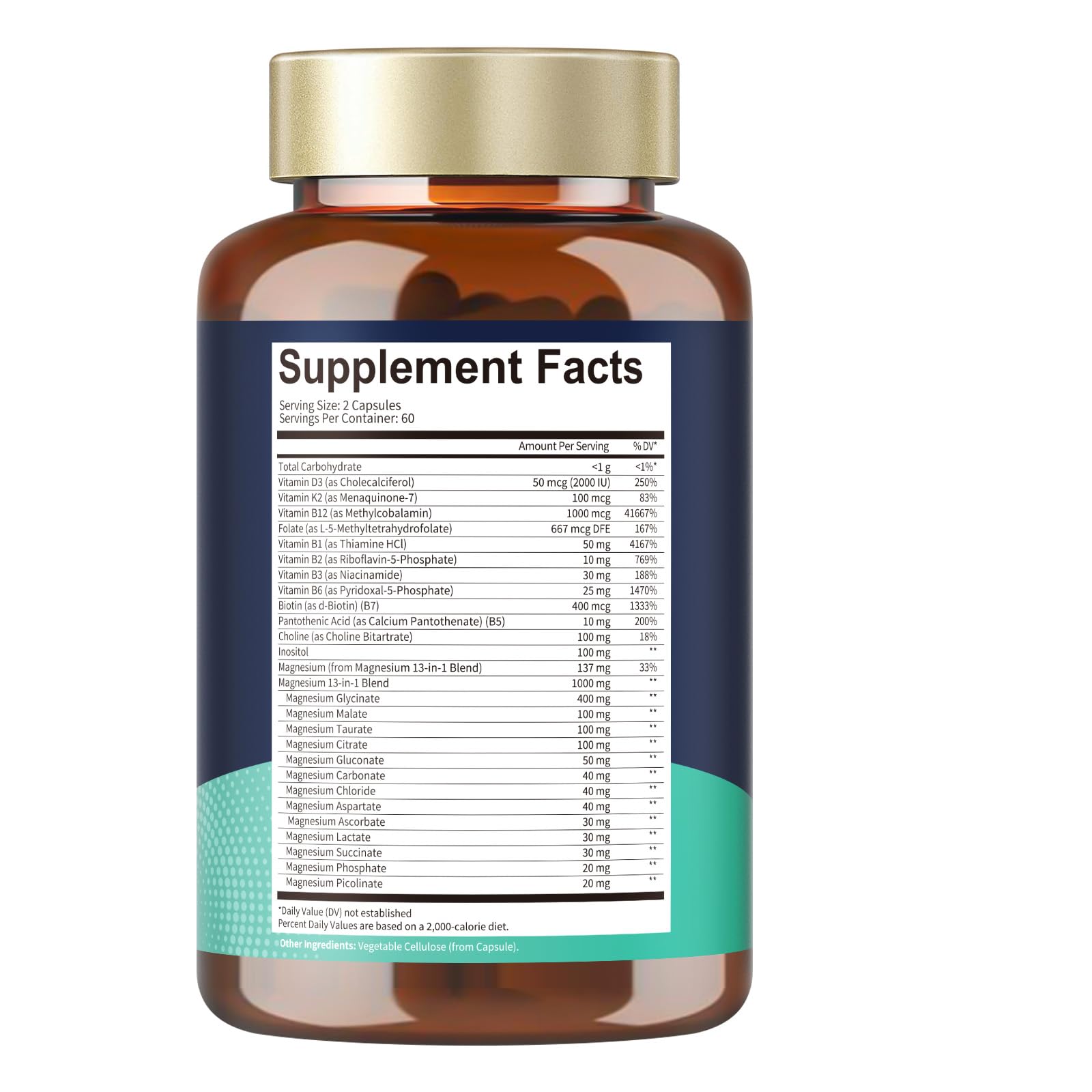 Totaria Magnesium Complex with a measuring spoon for dosage