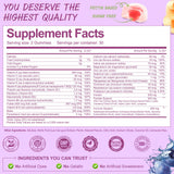Totaria Multivitamin Gummies back view with ingredient list