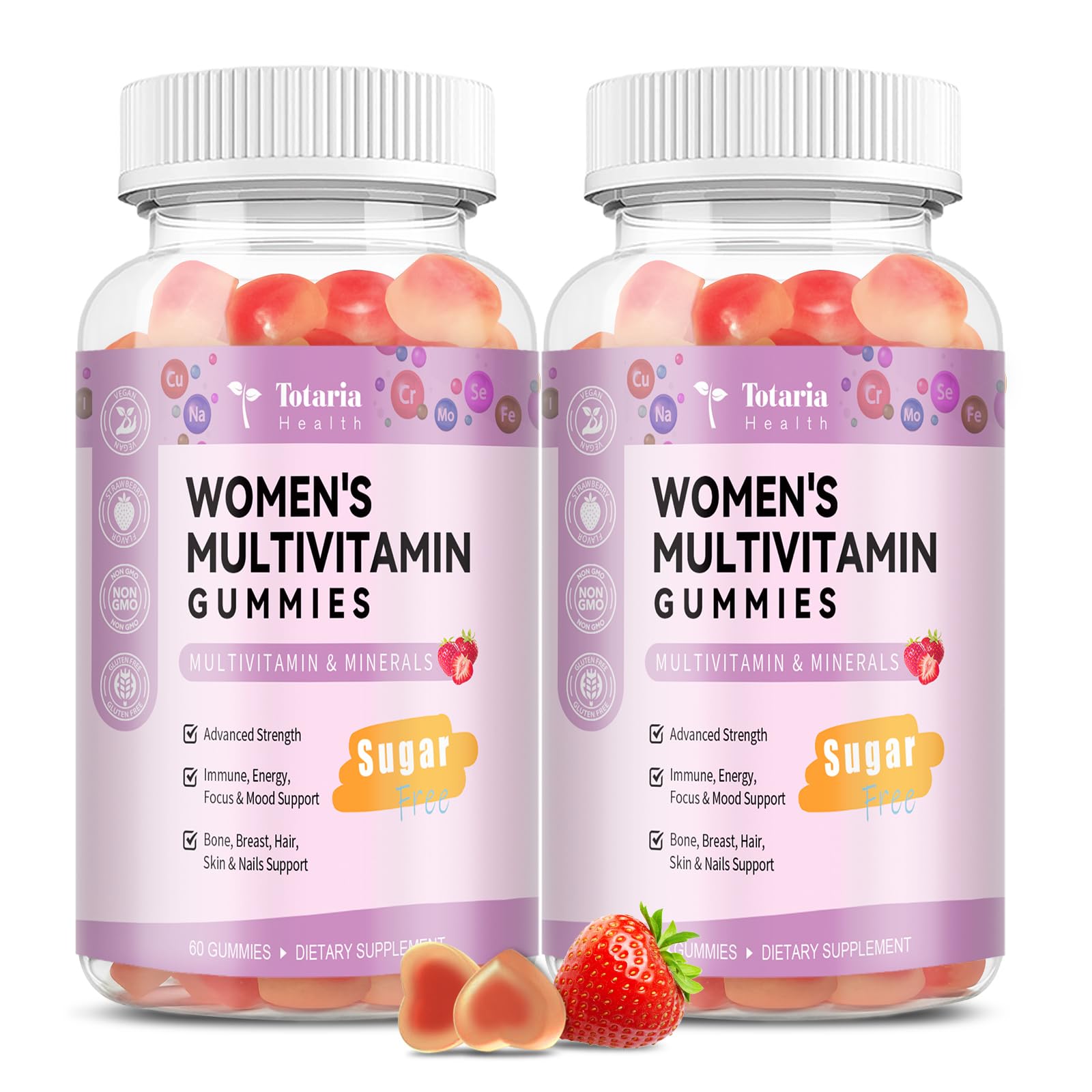Totaria Multivitamin Gummies for Women front view