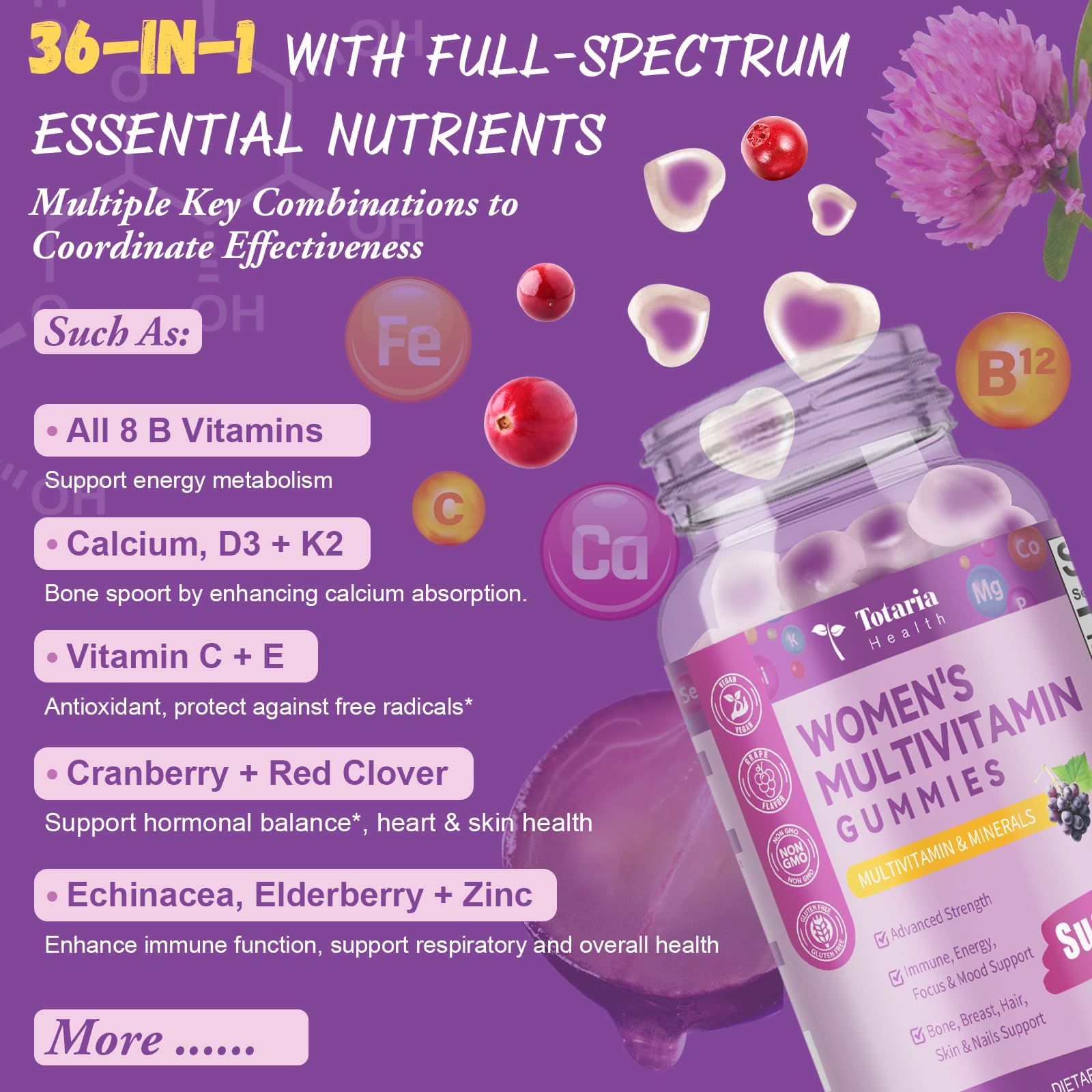 Totaria Multivitamin Gummies for Women packaging