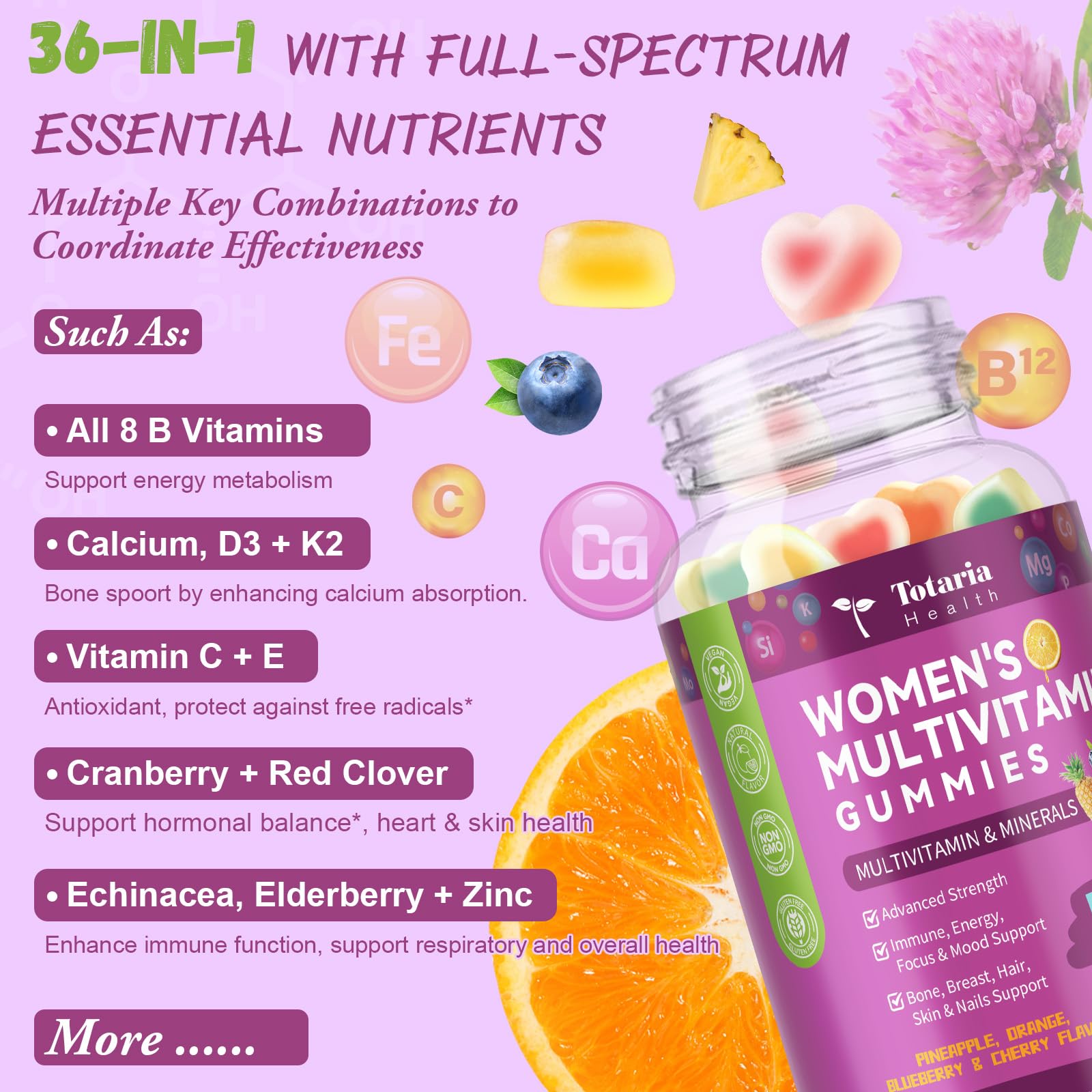 Totaria Multivitamin Gummies in a lifestyle setting