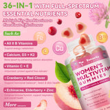 Totaria Multivitamin Gummies with a measuring spoon for dosage