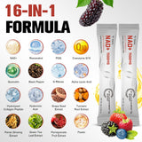 Totaria NAD+ Liquid Supplement sachet showing liquid content