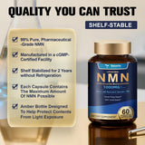 Totaria NMN Resveratrol Supplement 1000mg 60 Capsules side view