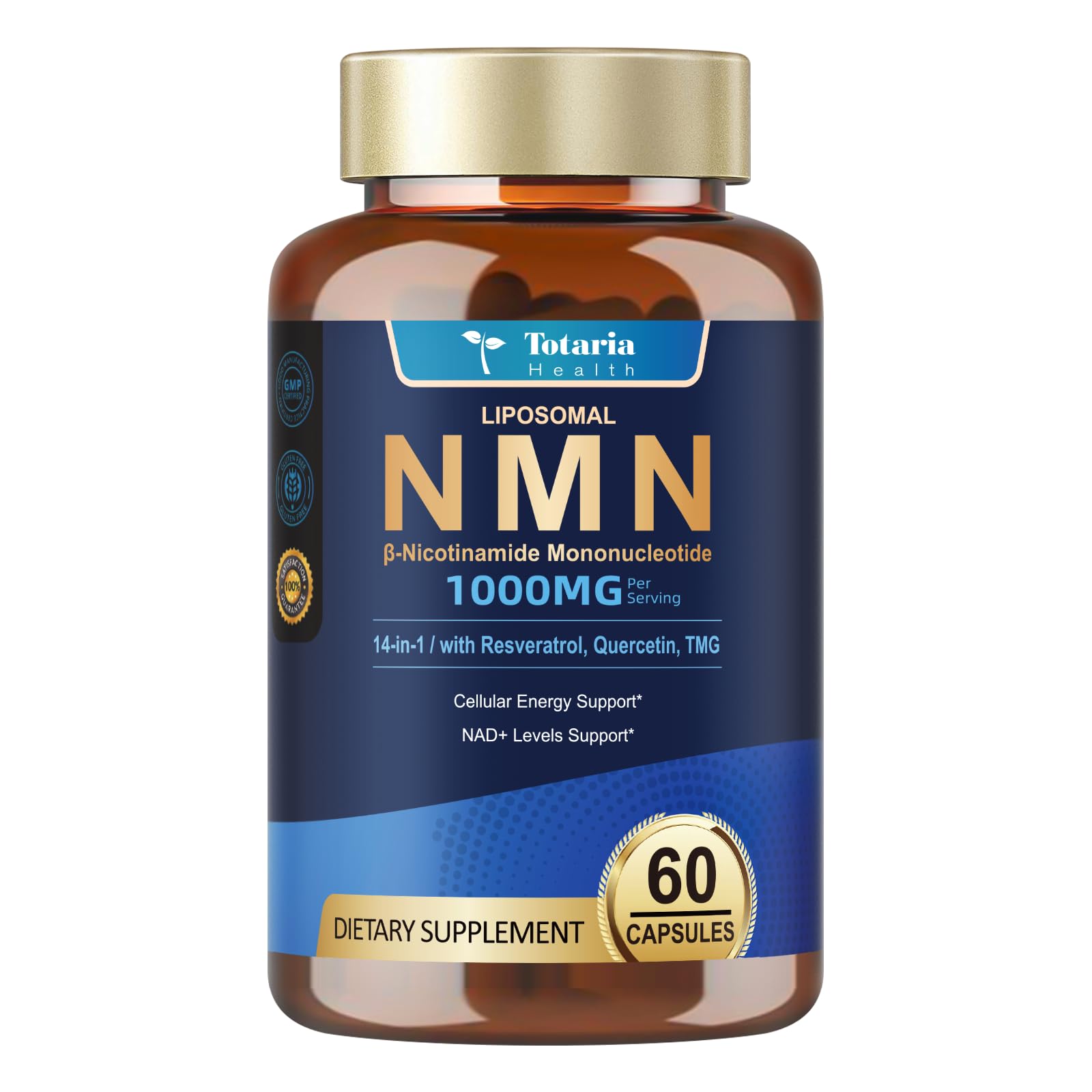 Totaria NMN Supplement 1000mg 60 Capsules nutritional information