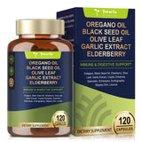 Totaria Oregano & Black Seed Oil Capsules bottle front view