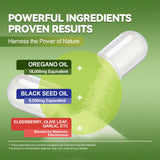 Totaria Oregano & Black Seed Oil Capsules ingredients list