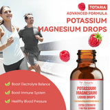 Totaria Potassium Magnesium Supplement Drops 50ml with ingredients list