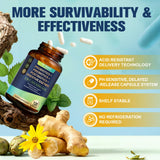 Totaria Prebiotics capsule bottle with a measuring spoon