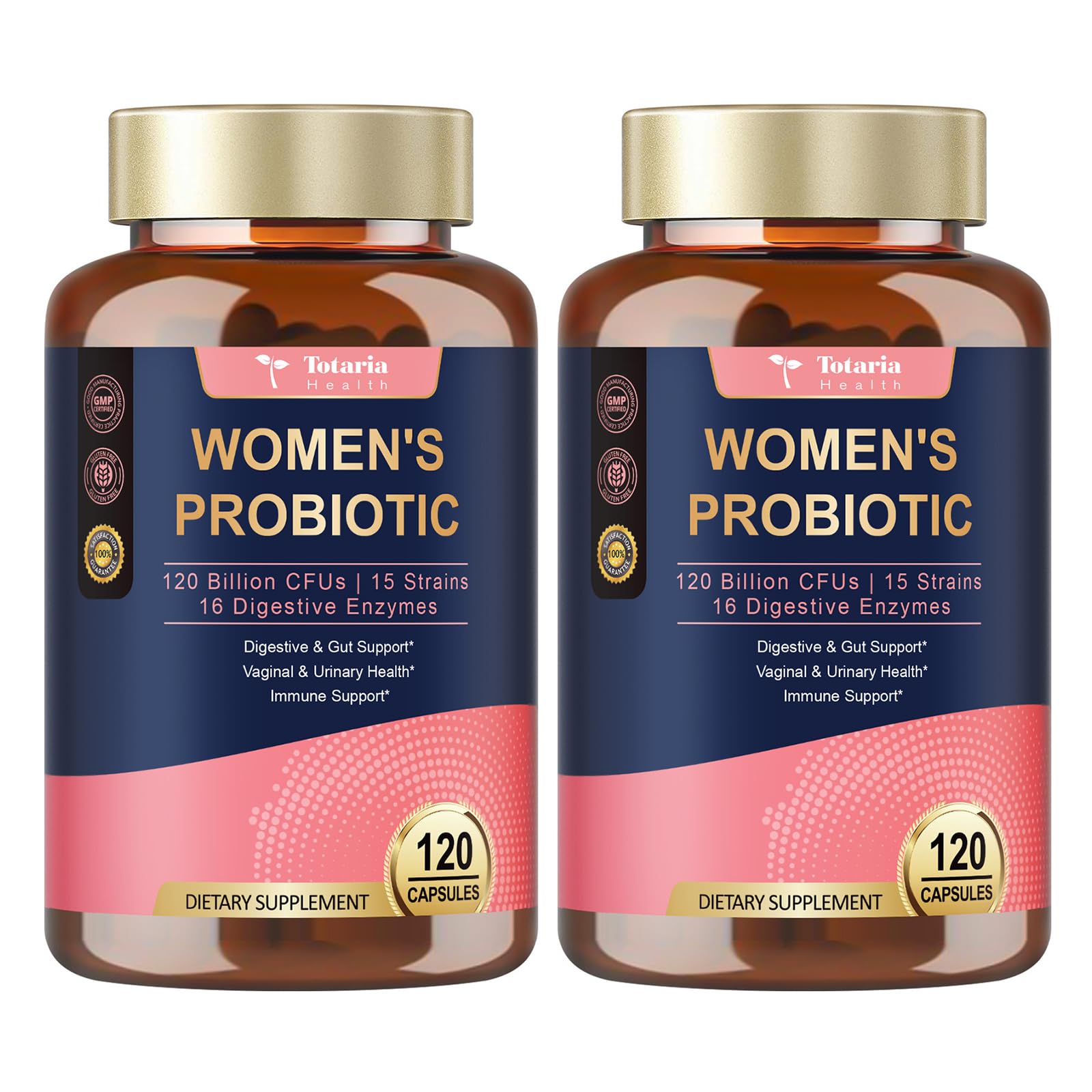 Totaria Probiotics for Women 120 Capsules front view