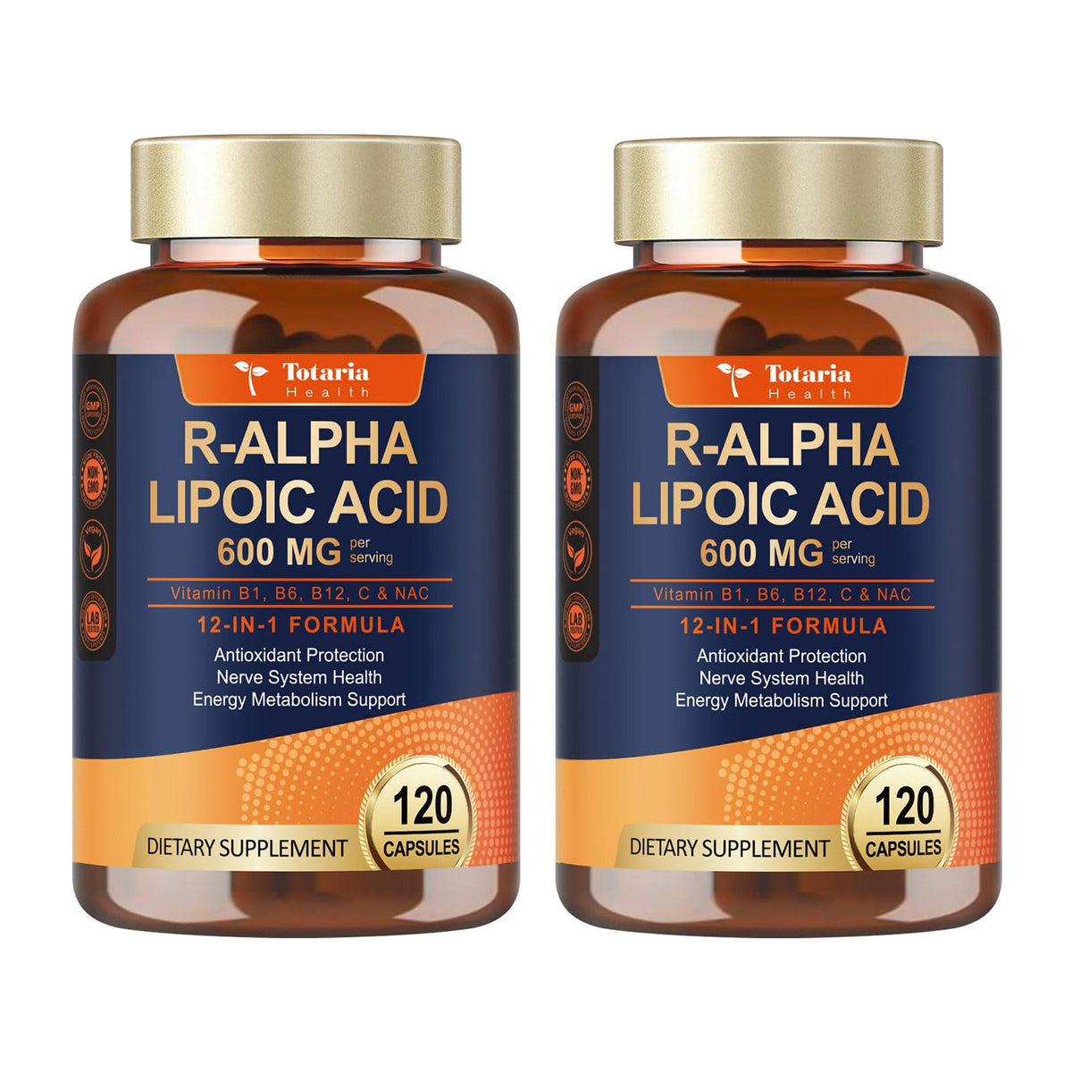 Totaria R-Alpha Lipoic Acid Complex 660mg front view