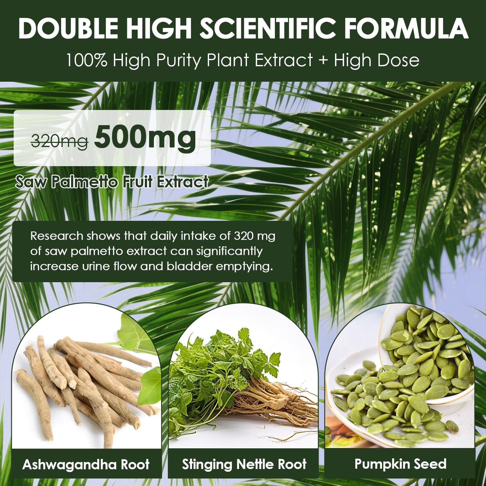 Totaria Saw Palmetto Supplement capsules close-up