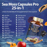 Totaria Sea Moss Capsules side view showing label