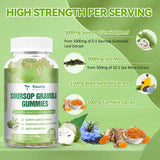 Totaria Soursop Graviola Gummies 200g back view with ingredient list