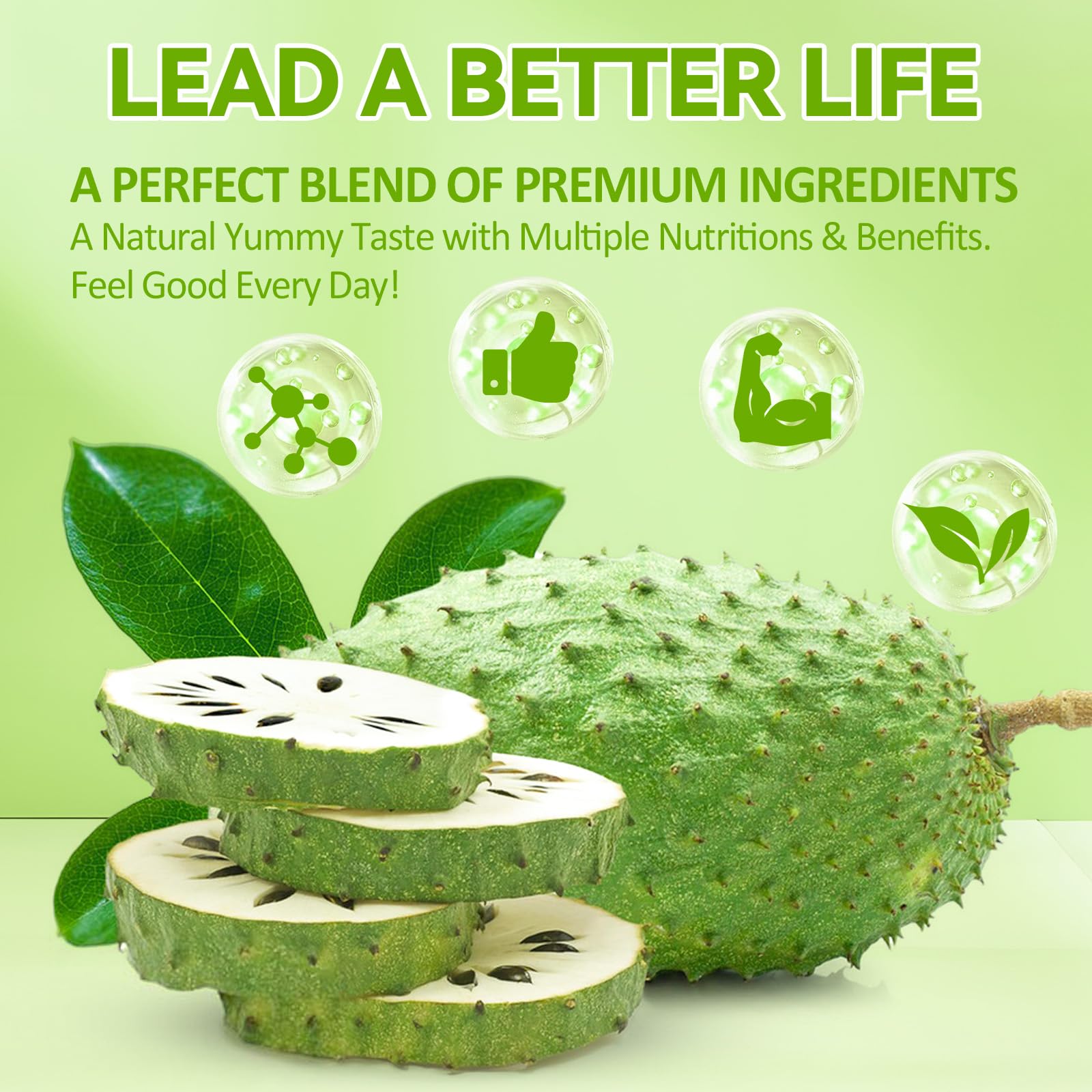 Totaria Soursop Graviola Gummies with sea moss and black seed oil