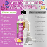 Totaria Women's Multivitamin Gummies displayed with other supplements
