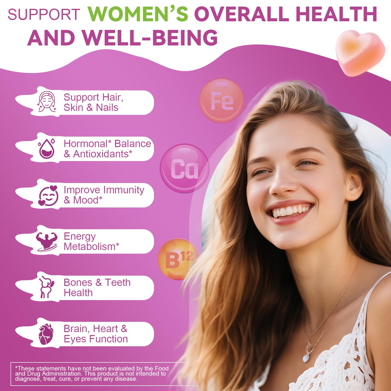 Totaria Women's Multivitamin Gummies packaging side view