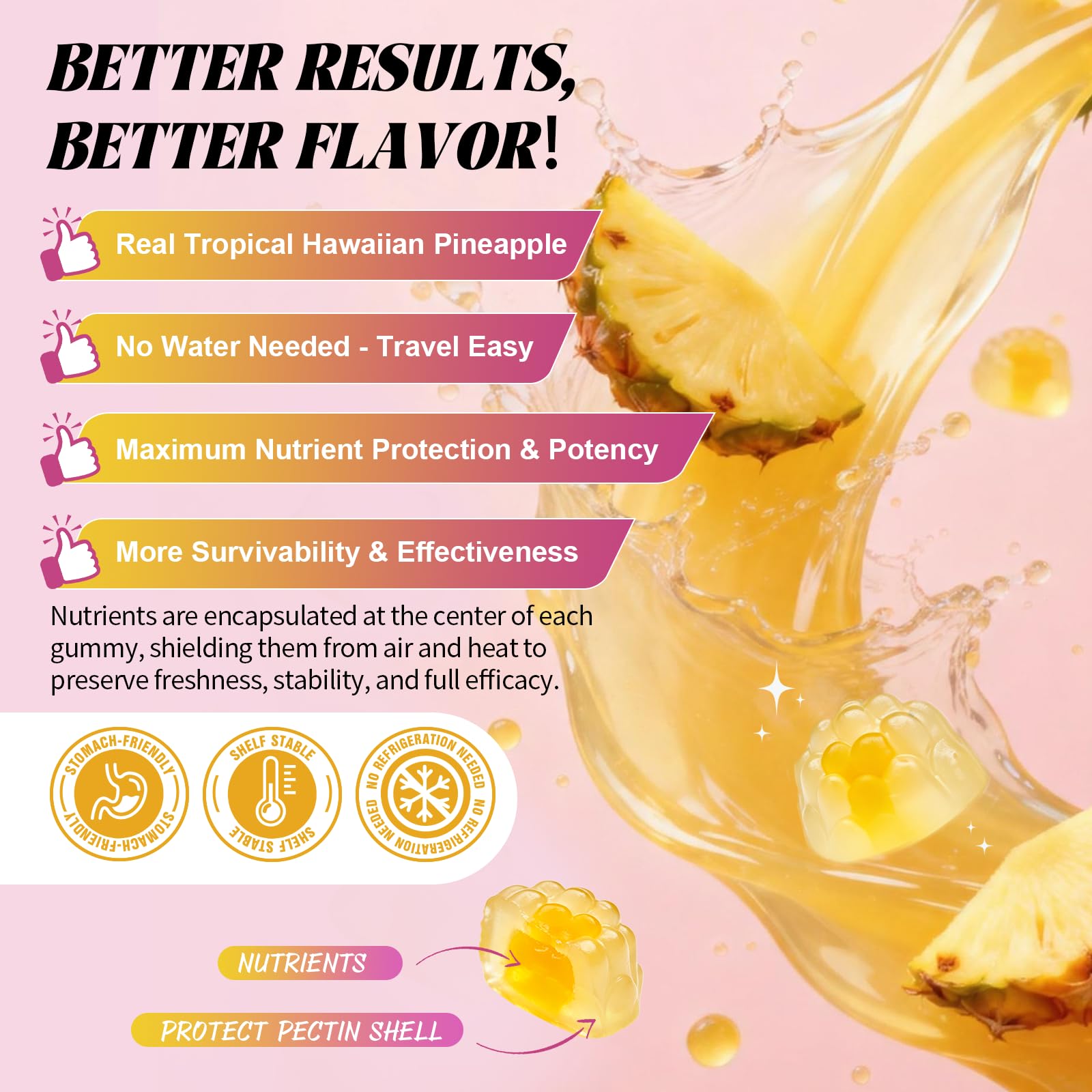 Totaria Women’s Probiotic Gummies opened package showing individual gummies