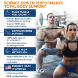 TPN Total Package Nutrition Creatine Gummies back view with ingredient list