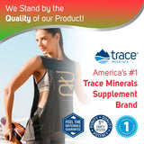 Trace Minerals Acetyl-L-Carnitine supplement with measuring spoon