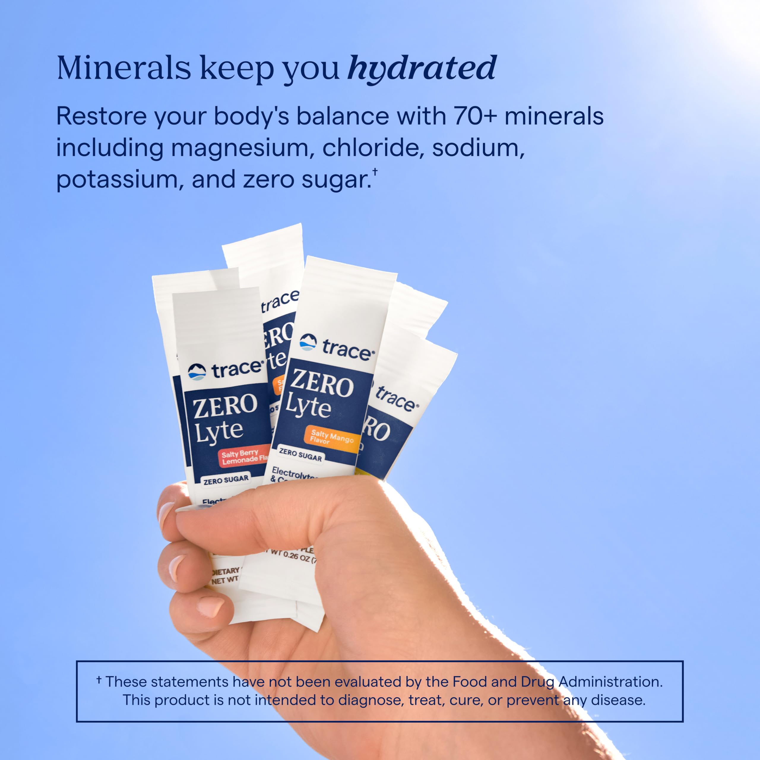 Trace Minerals Ancient Sea Salt Supplement with measuring spoon