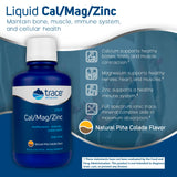 Trace Minerals Calcium Supplement 520g side view