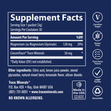 Trace Minerals Calm Muscle & Mood Support Supplement on a kitchen counter