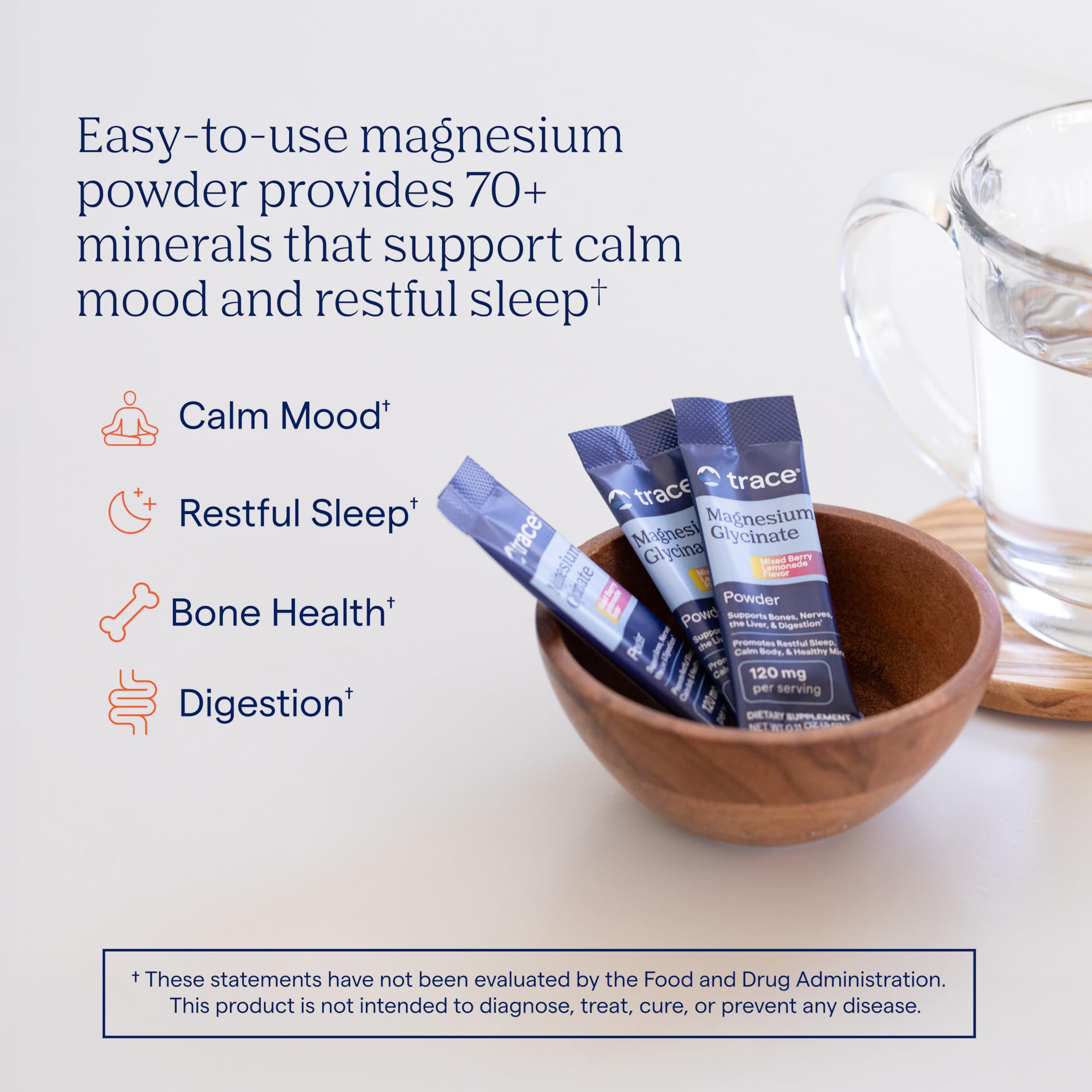 Trace Minerals Calm Muscle & Mood Support Supplement packaging