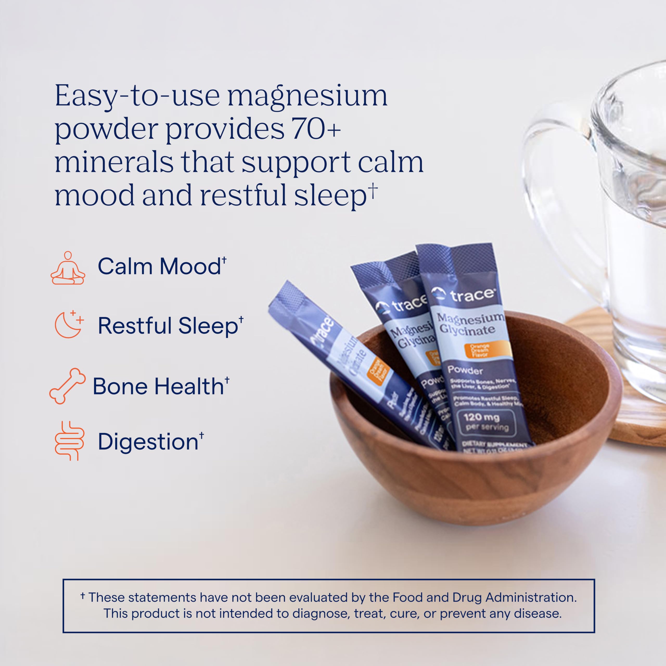 Trace Minerals Calm Muscle & Mood Support Supplement packaging