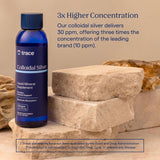 Trace Minerals Colloidal Silver 30 PPM 130g bottle side view