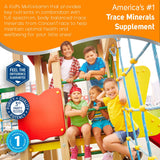Trace Minerals Kid’s Multi Formula Liquid Multivitamin packaging details