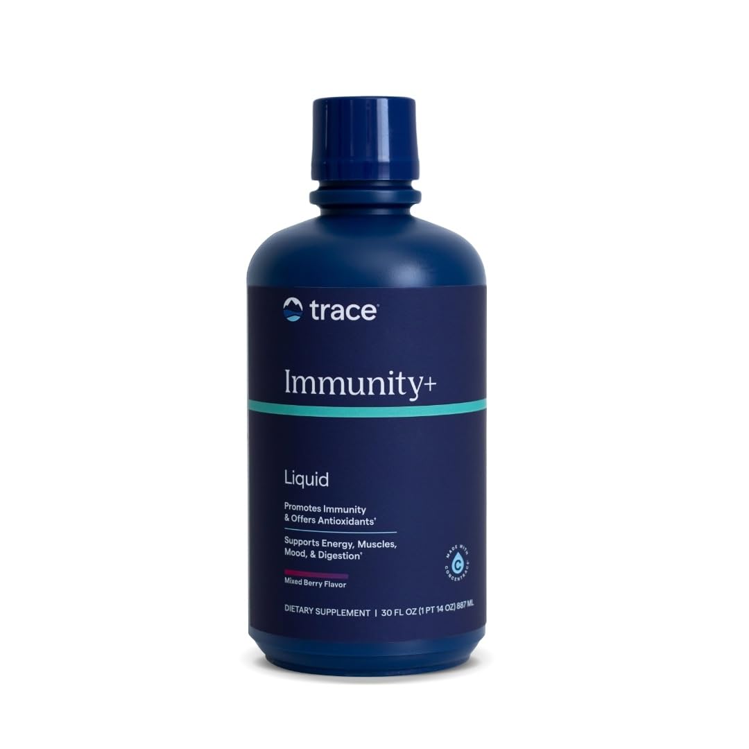 Trace Minerals Liquid daily wellness+ Mixed Berry front view