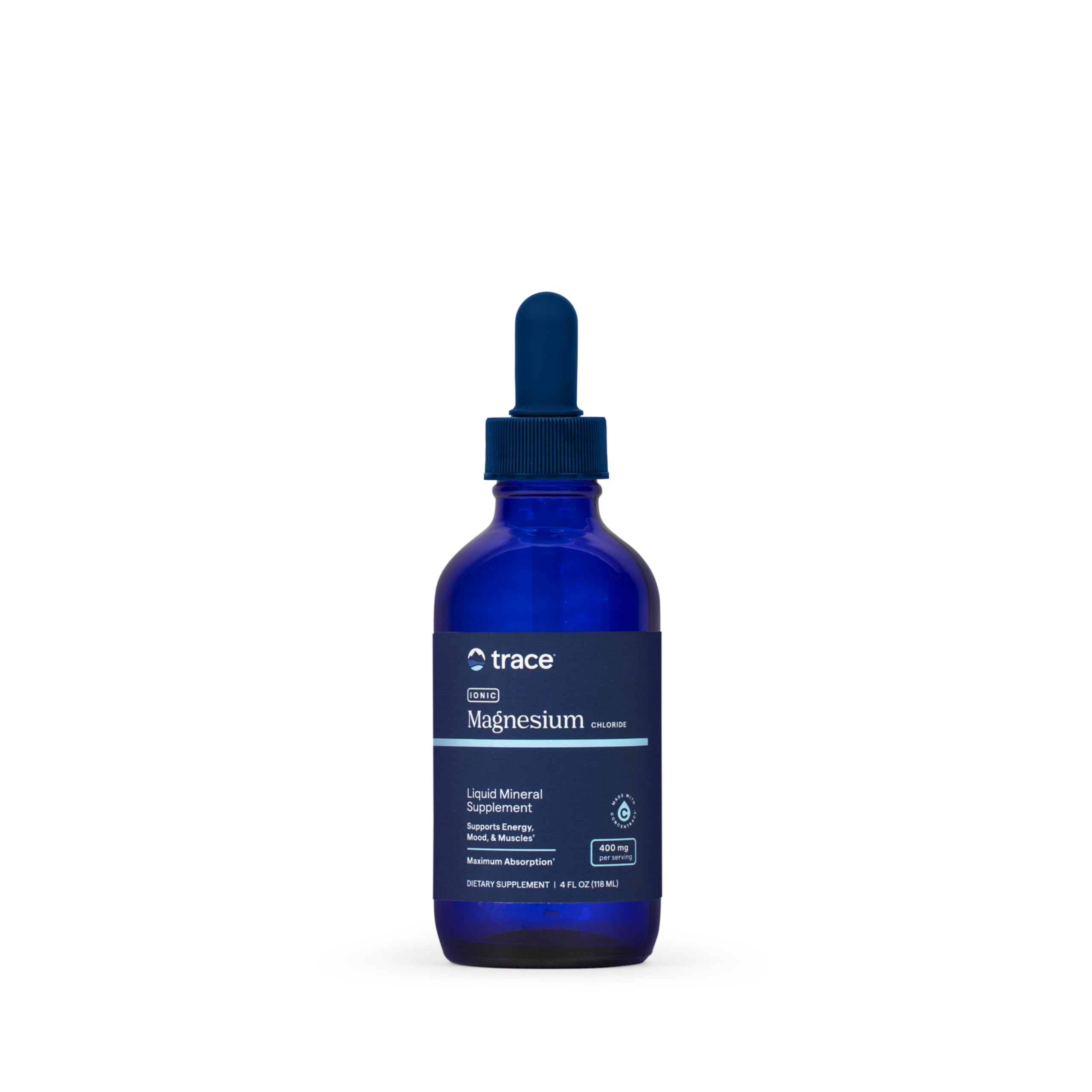 Trace Minerals Liquid Ionic Magnesium 400mg front view