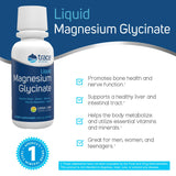 Trace Minerals Liquid Magnesium Glycinate 200g bottle side view