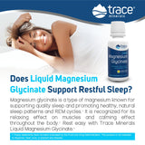 Trace Minerals Liquid Magnesium Glycinate 200g with dosage dropper