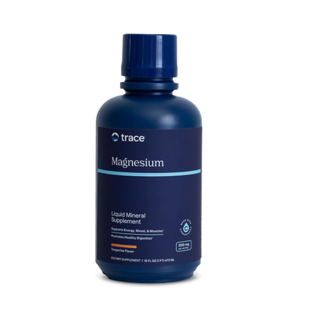 Trace Minerals Liquid Magnesium Supplement front view 612g