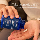 Trace Minerals Magnesium Glycinate Capsules open bottle with capsules