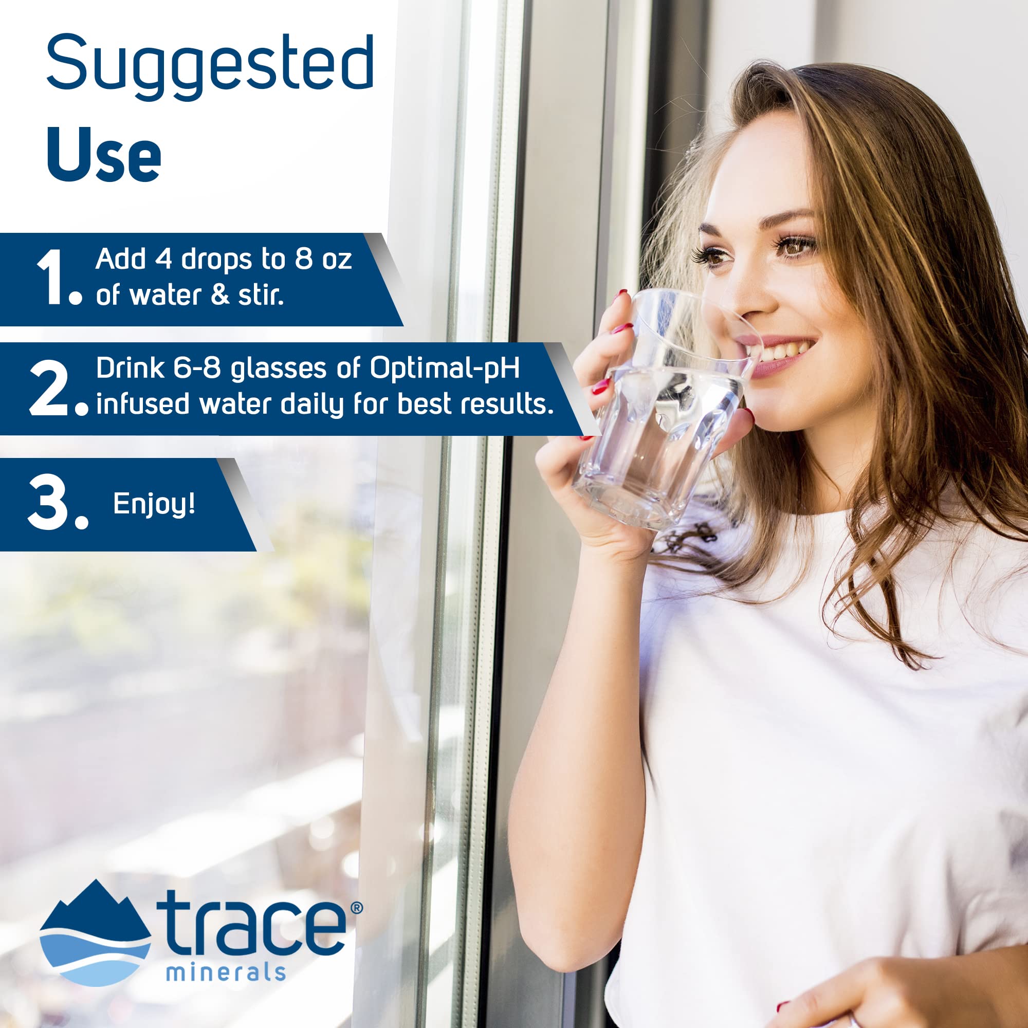Trace Minerals Optimal-pH label close-up
