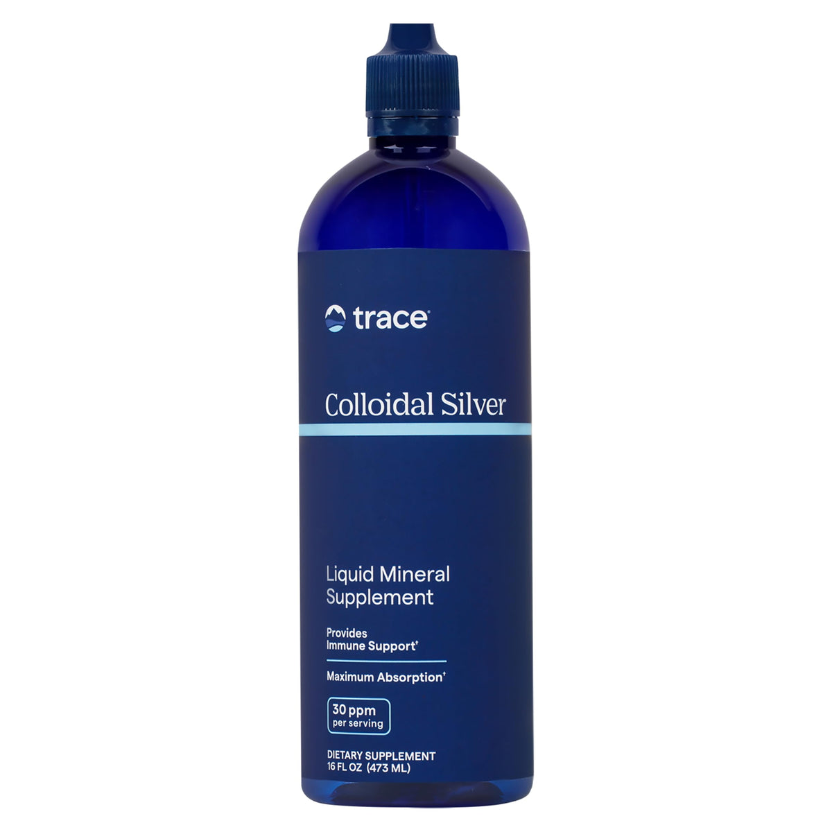 Trace Minerals Research Colloidal Silver 30 PPM 272g front view