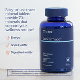 Trace Minerals Research ConcenTrace Trace Mineral Tablets side view