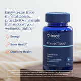 Trace Minerals Research ConcenTrace Trace Mineral Tablets side view