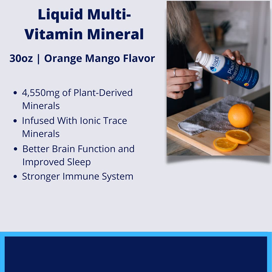 Trace Minerals Research Liquid Trace Minerals 998g side view
