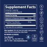TRACE MINERALS RESEARCH Magnesium Glycinate Powder ingredients list