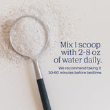 TRACE MINERALS RESEARCH Magnesium Glycinate Powder mixed in a glass