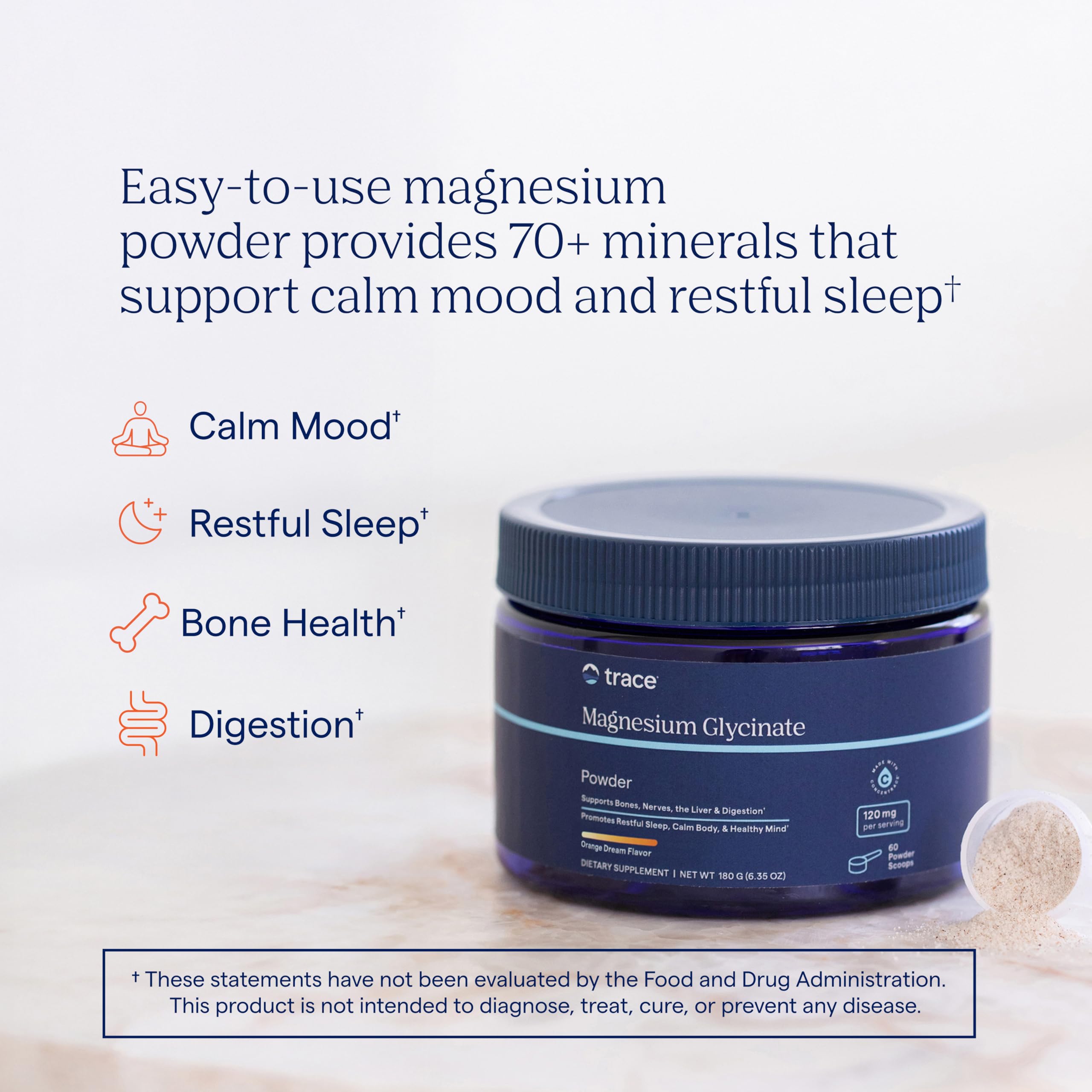 TRACE MINERALS RESEARCH Magnesium Glycinate Powder packaging
