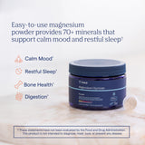 TRACE MINERALS RESEARCH Magnesium Glycinate Powder packaging side view