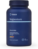 TRACE MINERALS RESEARCH Magnesium Gummies 120 Count Peach flavour front view
